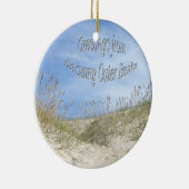 明るいOBXの海のオートムギオーナメントからの挨拶 セラミックオーナメント (右)