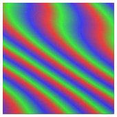 明るいRGB ファブリック (クローズアップ)