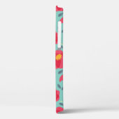 明るかわいらしいピンク色の花柄の花びら Case-Mate iPhoneケース (裏面 / 左)
