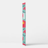 明るかわいらしいピンク色の花柄の花びら Case-Mate iPhoneケース (裏面 / 右)