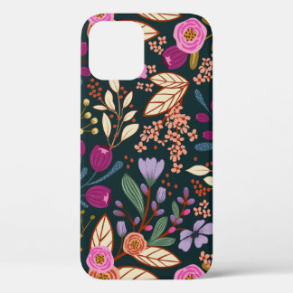 明るかわいらしい色の花 – Case-Mate iPhone c iPhone 12ケース