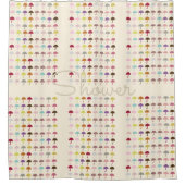 明るくおもしろいな傘のシャワー・カーテン シャワーカーテン (正面)