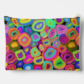 明るくおもしろいカラフルのファンキー円 アクセサリーポーチ (裏面)