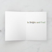 明るくおもしろい誕生日カード カード (内部)