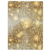 明るくきらめくな金スパンコールは球ディスコのぴかぴか光ります クリップボード (裏面)