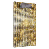 明るくきらめくな金スパンコールは球ディスコのぴかぴか光ります クリップボード (右)