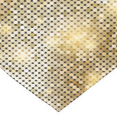 明るくきらめくな金スパンコールは球ディスコのぴかぴか光ります ショートテーブルランナー (コーナー)