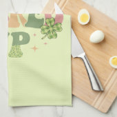 明るくしようぜ キッチンタオル (四つ折り)