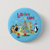 明るくする 缶バッジ (正面)