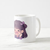 明るくてかわいい女の子ティーカップコーヒーカップ コーヒーマグカップ (正面右)