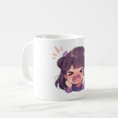 明るくてかわいい女の子ティーカップコーヒーカップ コーヒーマグカップ (正面左)