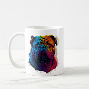 明るくてフリ中国のッとしたシャールペイ犬シャールペイ コーヒーマグカップ