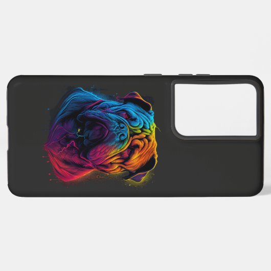 明るくてフリ中国のッとしたシャールペイ犬シャールペイ SAMSUNG GALAXYケース (左側面)