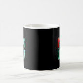 明るくて元気な人と気難しい人のおそろいコーデ コーヒーマグカップ (中央)