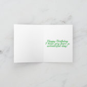 明るくて楽しいカバさんお誕生日おめでとう カード (内部)