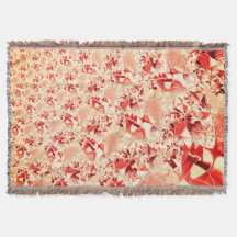 明るくねじれた珊瑚に派手なサーモン