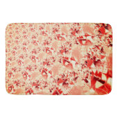 明るくねじれた珊瑚に派手なサーモン バスマット (正面)