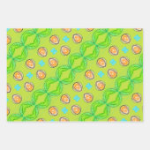 明るくカラフルて ラッピングペーパーシート (正面3)