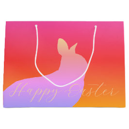 明るくカラフルて ラージペーパーバッグ