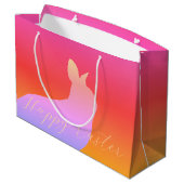 明るくカラフルて ラージペーパーバッグ (裏面アングル)