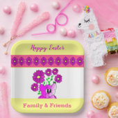 明るくカラフルなる ペーパープレート (パーティー)