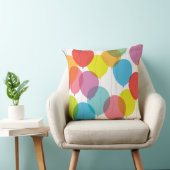 明るくカラフルな誕生日は枕を風船のようにふくらませます クッション (椅子)