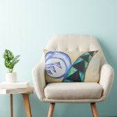 明るくカラフルモダンアクセント腰枕 ランバークッション (椅子)