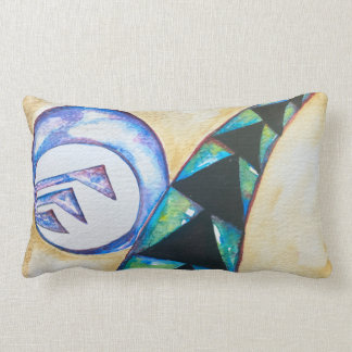 明るくカラフルモダンアクセント腰枕 ランバークッション