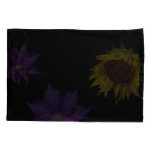 明るくカラフル切り花 枕カバー (裏面)