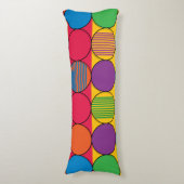 明るくカラーサークルは縞で飾り、 ボディピロー (正面縦)