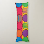 明るくカラーサークルは縞で飾り、 ボディピロー (裏面 (縦))