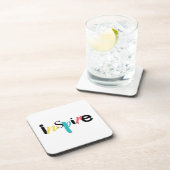 明るくクリエイティブモダンタイポグラフィインスパイア コースター (右側)