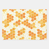 明るくハニカはっきりしたム ラッピングペーパーシート (正面3)