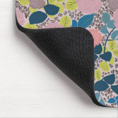 明るくバラよくはしゃぐプリントマウスマット マウスパッド (コーナー)