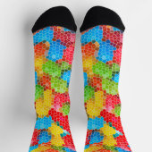 明るくパタカラフルーン ソックス (上部)
