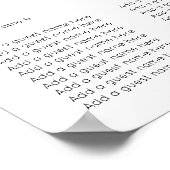 明るくヒッピーはっきりしたの花春の結婚式 ポスター (角)