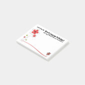 明るくフレンドリーな医療言語聴覚士のポスト・イット ポストイット (アングル)