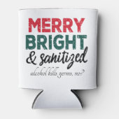 明るくメリー衛生的な |アルコールは細菌を殺す 缶クーラー (正面)