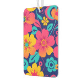 明るくレトロはっきりしたの花 – ドーパミンスタイル カーエアーフレッシュナー (左)