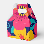 明るくレトロはっきりしたの花 – ドーパミンスタイル フェイバーボックス (裏面サイド)