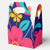 明るくレトロはっきりしたの花 – ドーパミンスタイル フェイバーボックス (オープン)