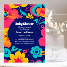 明るくレトロはっきりしたの花 – ドーパミンスタイル