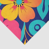 明るくレトロはっきりしたの花 – ドーパミンスタイル 薄葉紙 (詳細)