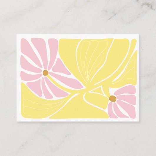 明るくレトロはっきりしたのrsvpカード エンクロージャーカード (裏面)