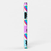 明るく体操カラフルパーソナライズされた術 Case-Mate iPhoneケース (裏面/右)