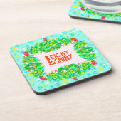 明るく光沢のあるリース コースター (左側)