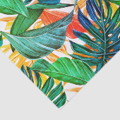 明るく多彩なシュロの葉 薄葉紙 (詳細)