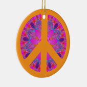 明るく平和カラフルシンボルセラミックオーナメント セラミックオーナメント (右)