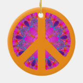 明るく平和カラフルシンボルセラミックオーナメント セラミックオーナメント (裏面)