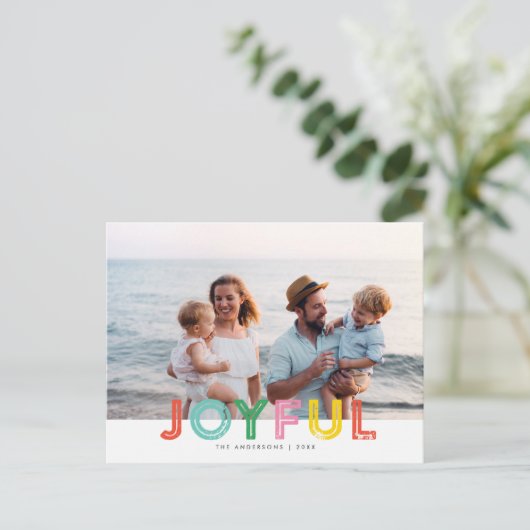 明るく幸せで楽しい休日の写真はがき ポストカード (スタンド正面)